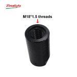 레귤레이터 밸브 어댑터 용 CO2 HPA 컨버터 M18x1 5 암-G1 2-14 암나사 검정색