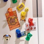 칼라 집게 냉장고자석 6P