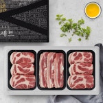 1 13 월 이후 순차출고 냉장 보성녹돈 한돈 돈육 구이세트 1 2kg 삼겹살1팩 목살2팩 팩당400g