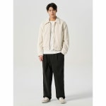에잇세컨즈 내추럴 코듀로이 패디드 블루종 424138FY30