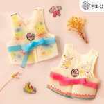 민화샵 부직포 한복 저고리만들기 1인키트 부직포한복만들기