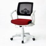 iD-33 250 화이트사출 메쉬의자 서울대의자 허리편한