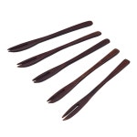 영수 옻칠 티포크 다용도 포크 5P