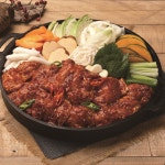 춘천그린식품 춘천강명희 춘천웰빙닭갈비1kg 국산통다리살 국산고추가루 매운맛 1개 1kg