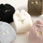 준캡 여자 성인 하트발바닥 수면양말 도톰한 중목양말