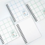 그리드 노트 모눈 필기 노트 PP커버 제본 노트 A5 랜덤