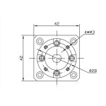 Nema 17 스테퍼 전동 감속기 CNC 3D 프린터용 유성 기어 고토크 금속 기어박스 4 리드 3 71 1 139 1 비율