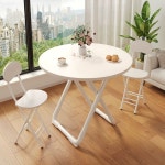 자취생 접이식 식탁 1인가구 원탁 파스텔 원형 테이블