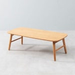 고무나무 접이식 거실 테이블 감성 우드 탁자 소파테이블 1100