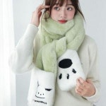 산리오 포차코 포켓 목도리 1P 겨울 캐릭터 머플러