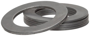 STEEL ARBOR SHIM ASORTMENT KIT 매트 풀 하드 AISI 화학 1 4 ID 3 8 OD 19개들이 팩 1008-1010