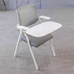 책걸상 접이식 1인용 강의실 책상 학원 미니 등받이 일체형 의자 쿠션