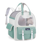 헤세드요셉 강아지이동가방 프리미요굿즈 펫 백팩 원포켓 그린 HB-003