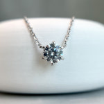 가공 랩다이아목걸이 1캐럿 크라운세팅 다이아 IGI