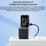 10 in 1 USB Type-C 전류 전압 측정기 디지털 디스플레이 충전기 테스터 DC 4 0-8A 암페어 5-36V
