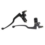 125 150 핸들 ATV 자전거 프론트 케이블 먼지 오토바이 클러치 Bla Left CG125