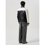 에잇세컨즈 페이크 레더 칼라블록 점퍼 26413zey25