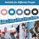 실리콘 조정 가능한 20 90LB 핸드 그립 팔 강도 운동 링 손가락 팔뚝 트레이너 손목