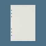 채움 6공 유선 A5 다이어리 속지 무선 180매 리필내지