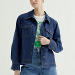 더핸드메이드 코튼 데님자켓 V