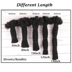 Orientfashion 수제 크로셰 레게머리 인모 합성 100 가닥 염색 8 0