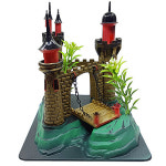 한별나라 수족관 공예 로얄 팰리스 성 쉼터 로얄캐슬 13 x 13 x 16 cm 1개