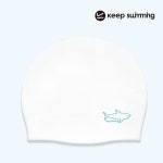 킵스위밍 실리콘 수모 디자인 샤크