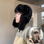 남성 남자 겨울 보온 방한용 털모자 귀도리 모자