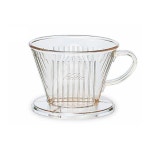 칼리타 투명 플라스틱 핸드드립 드리퍼 102D 1 4인용