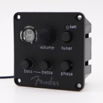 어쿠스틱 픽업 ISYS Fender 온보드 프리앰프 2 밴드 호환 EQ 베이스 트레클래식 튜너 볼륨