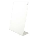 A4 스틸보드판 미니자석 흰색 L형 메모판 게시판