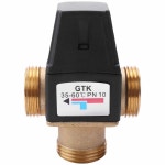 외부 스레드 황동 온도 조절 혼합 밸브 태양열 온수기 온도 조절 밸브 DN25 3 웨이 1 개