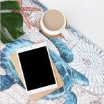 대형 패브릭 포스터 바다거북 M