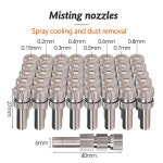 0 15 0 저압 분무기 노즐 야외 정원 마당 냉각 가습 장치 용 빠른