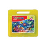 문교 거북이 크레파스 18색 유아용 신학기 준비물 그림