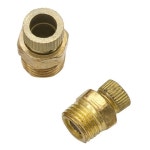 2Pcs 황동 공기 압축기 드레인 나사 밸브 교체 세트는 스크류 도구 액세서리에