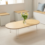 우아미가구 라블리 다용도 접이식 라운드 테이블 1200