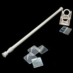 무타공 틈새 옷걸이봉 미니압축봉 압축봉 옷걸이봉