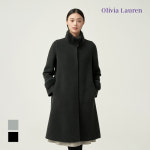 올리비아로렌 밍크퍼 배색 A라인코트 VOPEAXWA411