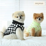 강아지 체스 데일리 후드티 그린 1P 반려견 티셔츠