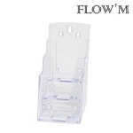 플로엠 아크릴 A6 3단 팜플렛 사무용 꽂이 단품 P-6003