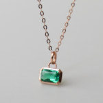 뷰띵 뷰띵 에메랄드 샤인 목걸이 0 2굵기 기본