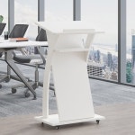 연설 강연대 강의 발표 단상 투명 강의대 조명 사회대 발표대 교탁 리셉션 이동식