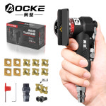 AOCKE 미니 공압 모따기 기계 목재 섬유판 절단 R 앵글 블레이드 45 트리밍 AX320