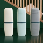 모던 칫솔 치약 휴대용 케이스 스카이