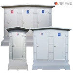 판넬형 재래식 간이화장실 ES-2 양변기1 소변기1개