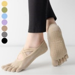 여자 요가양말 필라테스 발가락 논슬립 스트랩 양말