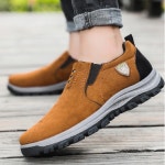 끈없는신발 남성 슬림한 스니커즈 단화 슬립온