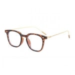 남자 여자 감성 스타일 호피 뿔테 가벼운 안경 레오파드