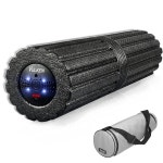 Vulken 엑스트라 롱 43 2cm17인치 진동 폼 롤러 4가지 속도 고강도 고속 충전 전기 티슈 마사지기 근육 회복용 3800RPM